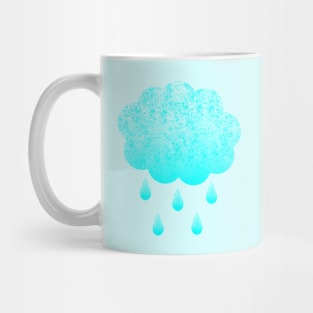 Cloud and raindrops Mug